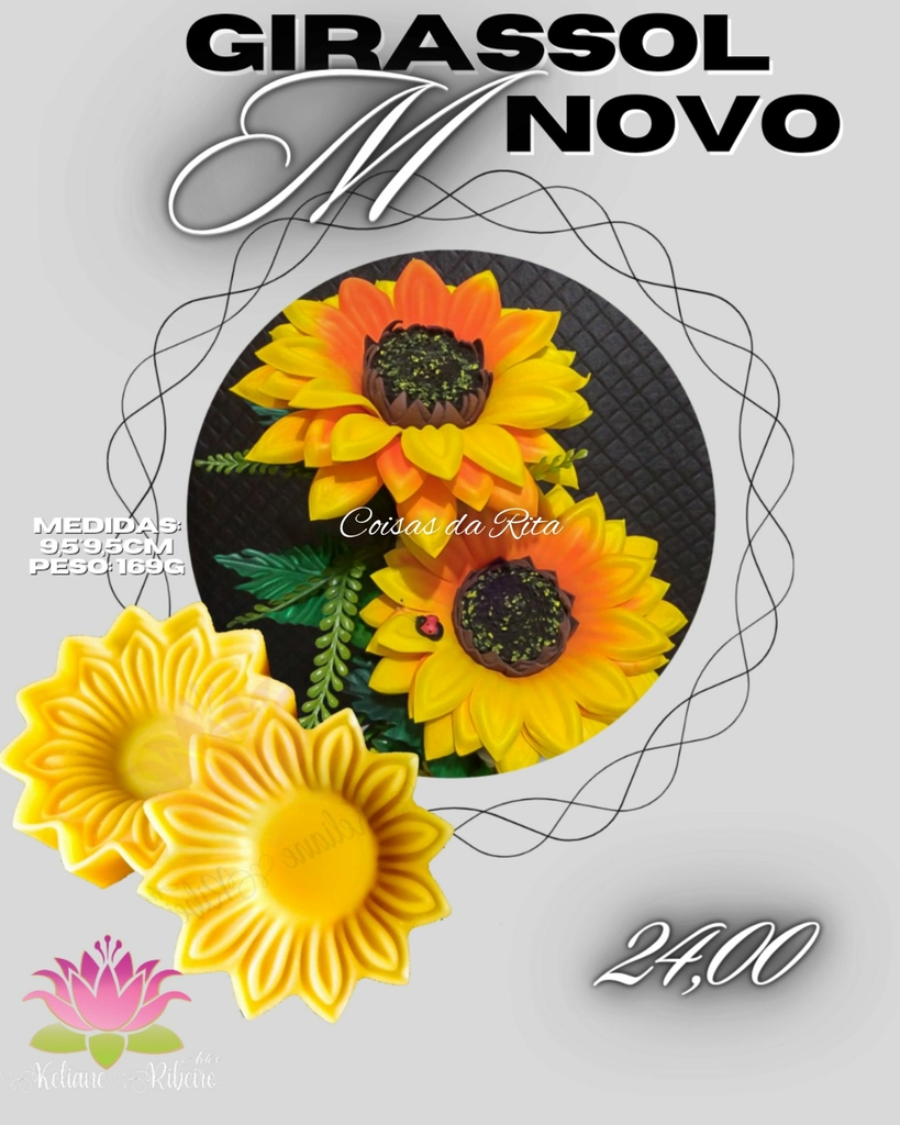 GIRASSOL M NOVO - Comprar em Keliane Ribeiro Artes