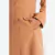 TAPADO CUELLO ALTO DE PAÑO CAMEL - tienda online