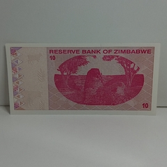Cédula 10 dólares do Zimbábue - comprar online