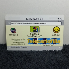 Cartão Telefônico - Mídia - Telecentrosul Telecartoflia