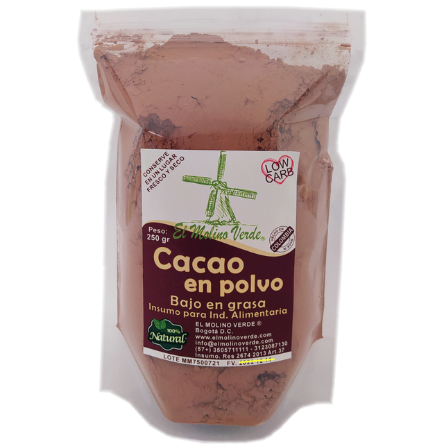 CACAO DESGRASADO EN POLVO Comprar en EL MOLINO VERDE CACAO DESGRASADO EN POLVO Comprar en EL MOLINO VERDE