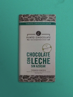 Chocolate con leche sin azucar x 75 grs
