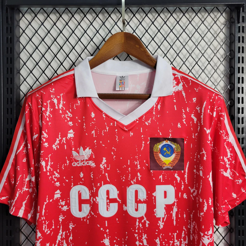 Camisa União Soviética 1990 Adidas Retrô Masculina