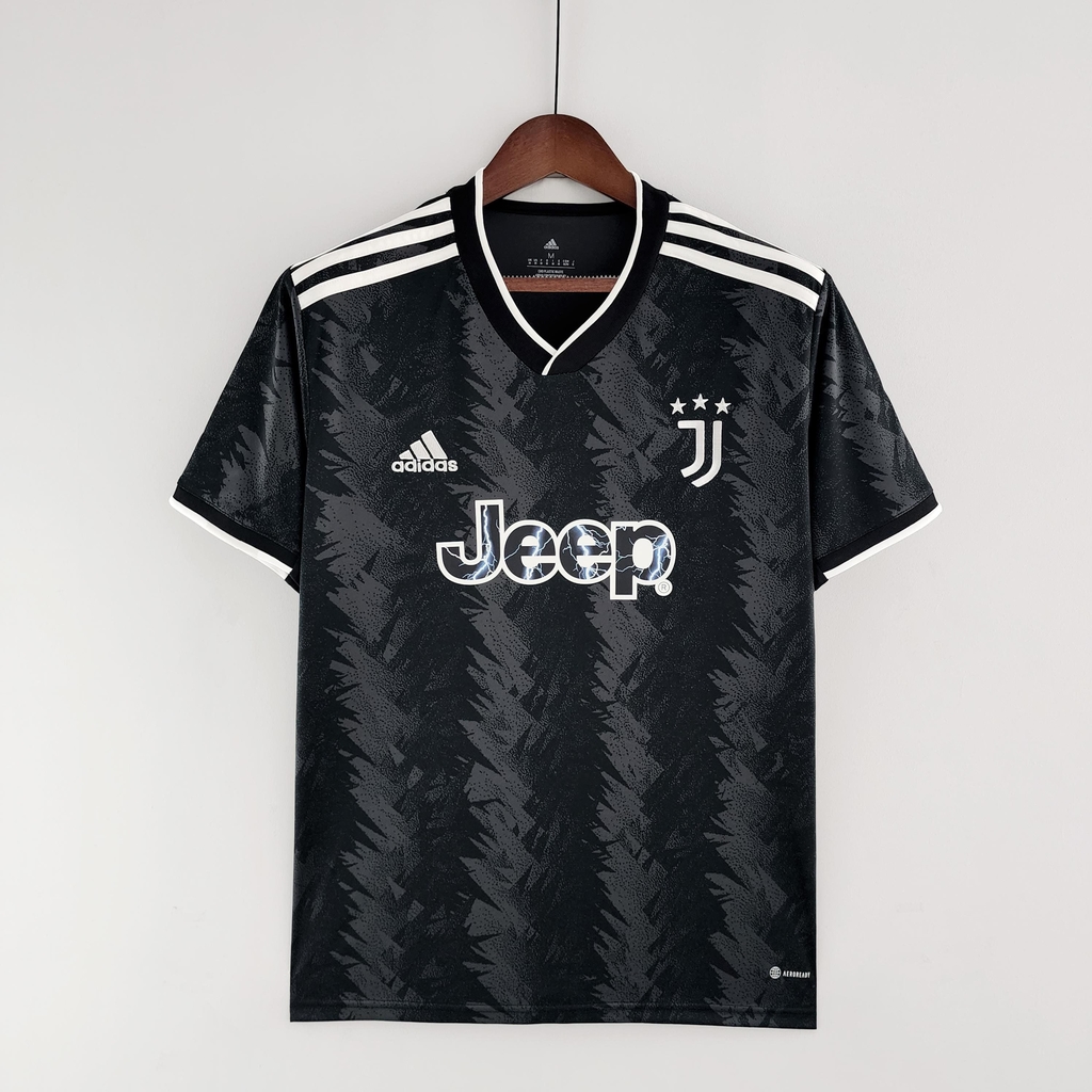 Camisa da Juventus Away (2) 2022/23 Adidas Torcedor Masculina Preta