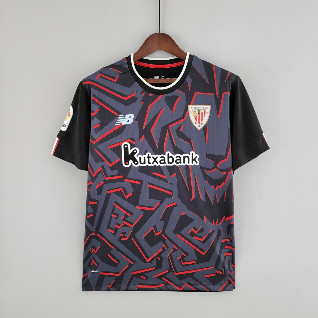 Camisa do Athletic Bilbao Away (2) 2022/23 New Balance Torcedor Preta