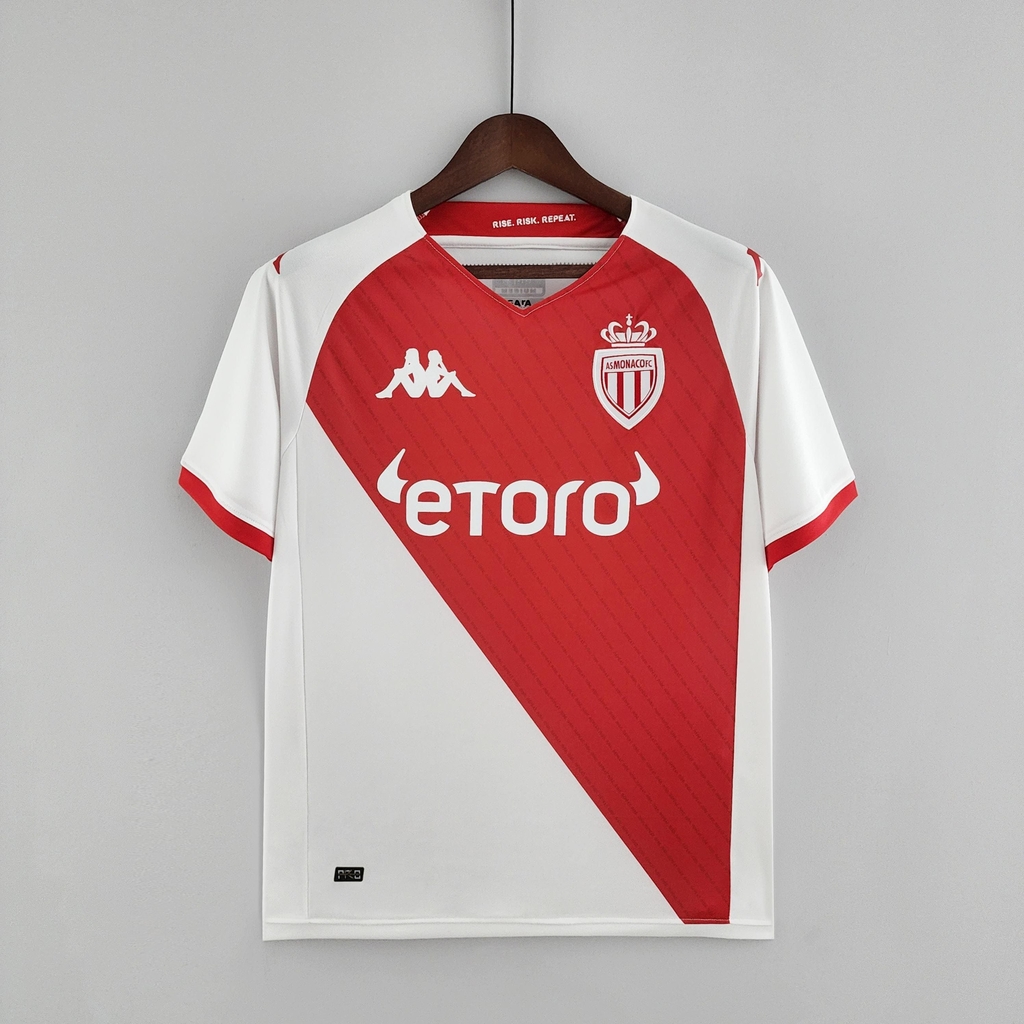 Camisa do Monaco Home (1) 2022/23 Kappa Torcedor Masculina