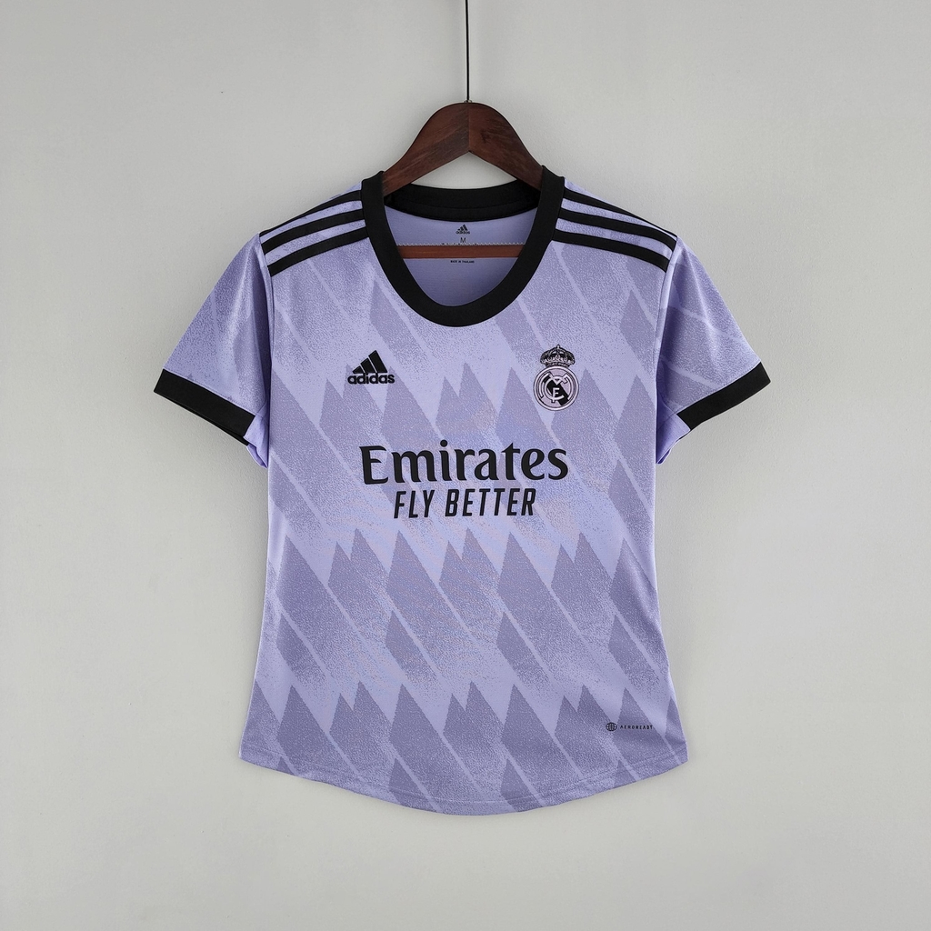 Camisa do Real Madrid Away (2) 2022/23 Adidas Feminina