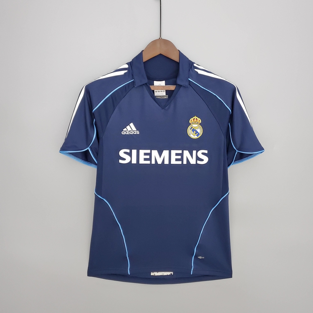 Camisa do Real Madrid Away (2) 2005/06 Adidas Retrô Masculina
