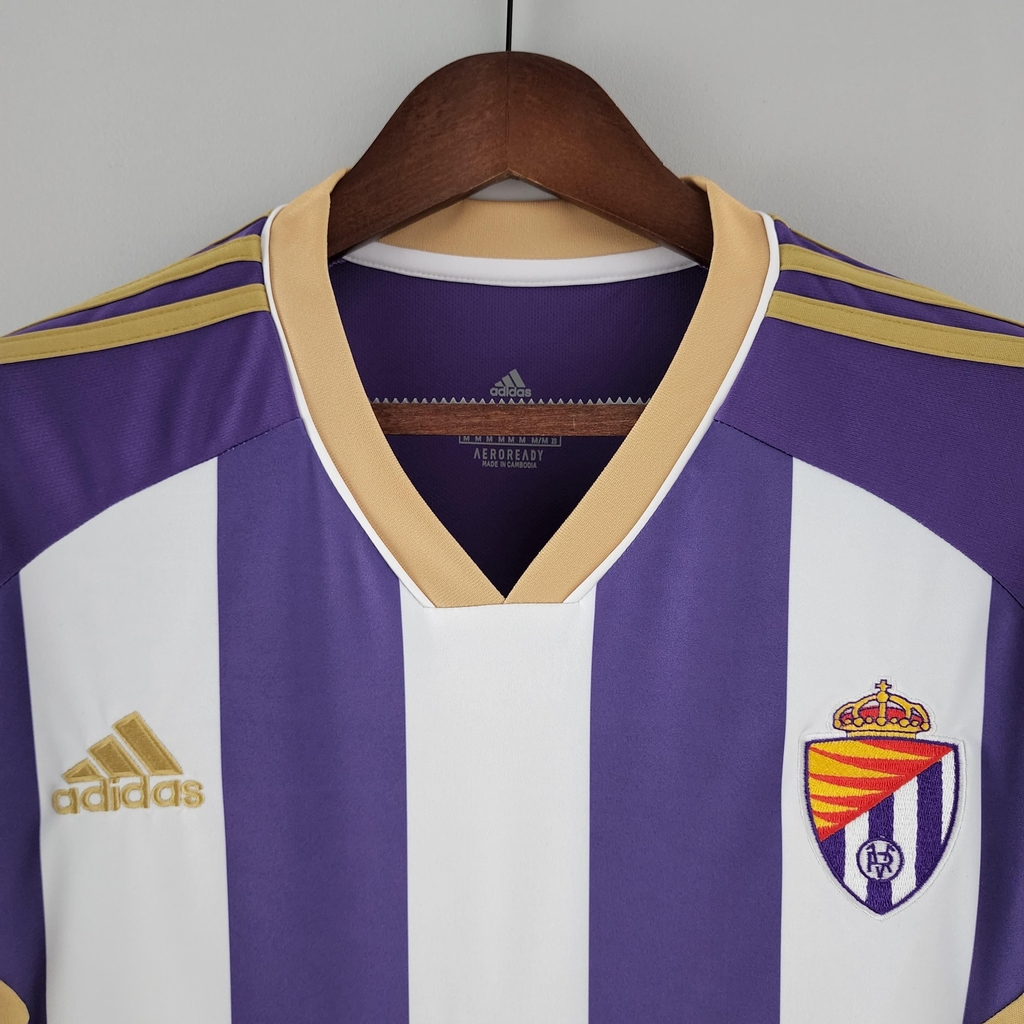 Camisa Real Valladolid Home (1) 2022/23 Adidas Torcedor Masculina