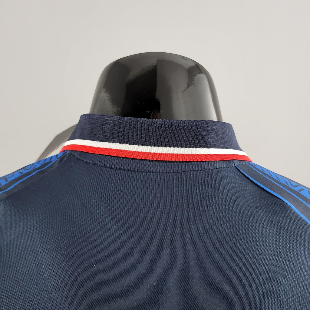 Camisa Polo da França 2022 Nike Masculina Azul