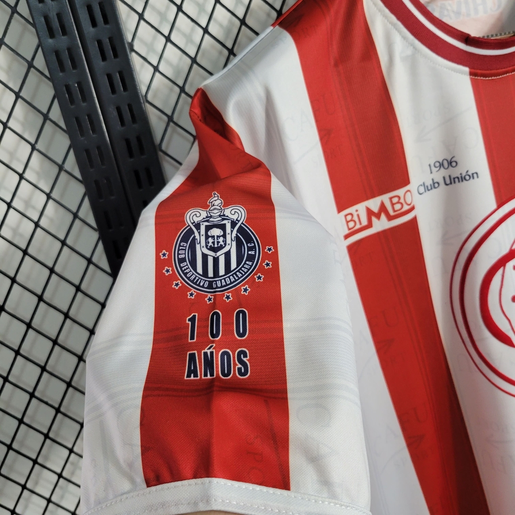 Camisa Chivas Guadalajara 'Centenário' 1906/06 Bimbo Retrô Masculina