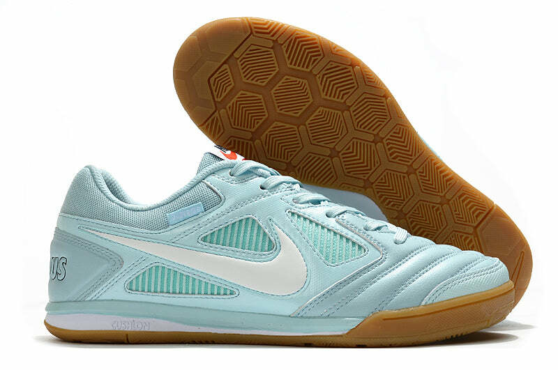 Chuteira de futsal Supreme x Nike SB Gato Azul
