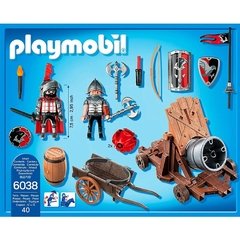 Playmobil Caballeros del Halcón con Cañón Línea Knights 6038