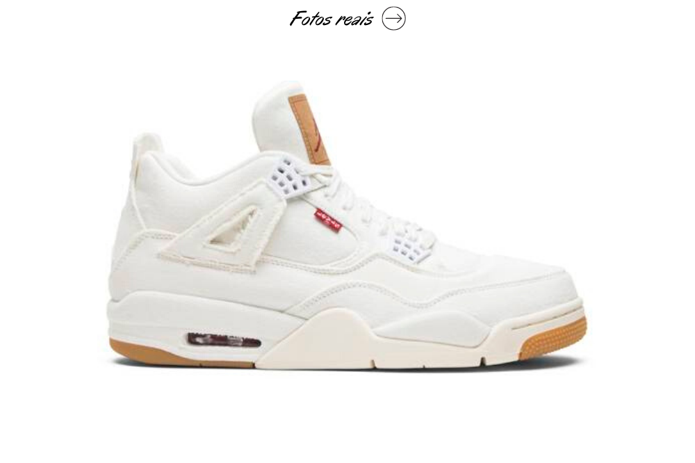 Jordan 4 Retro Levi's White - Comprar em Dolce Sneakers
