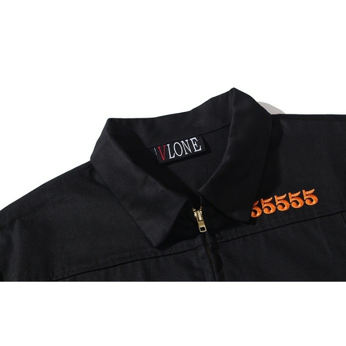 Jaqueta Vlone 55555 Black Orange 