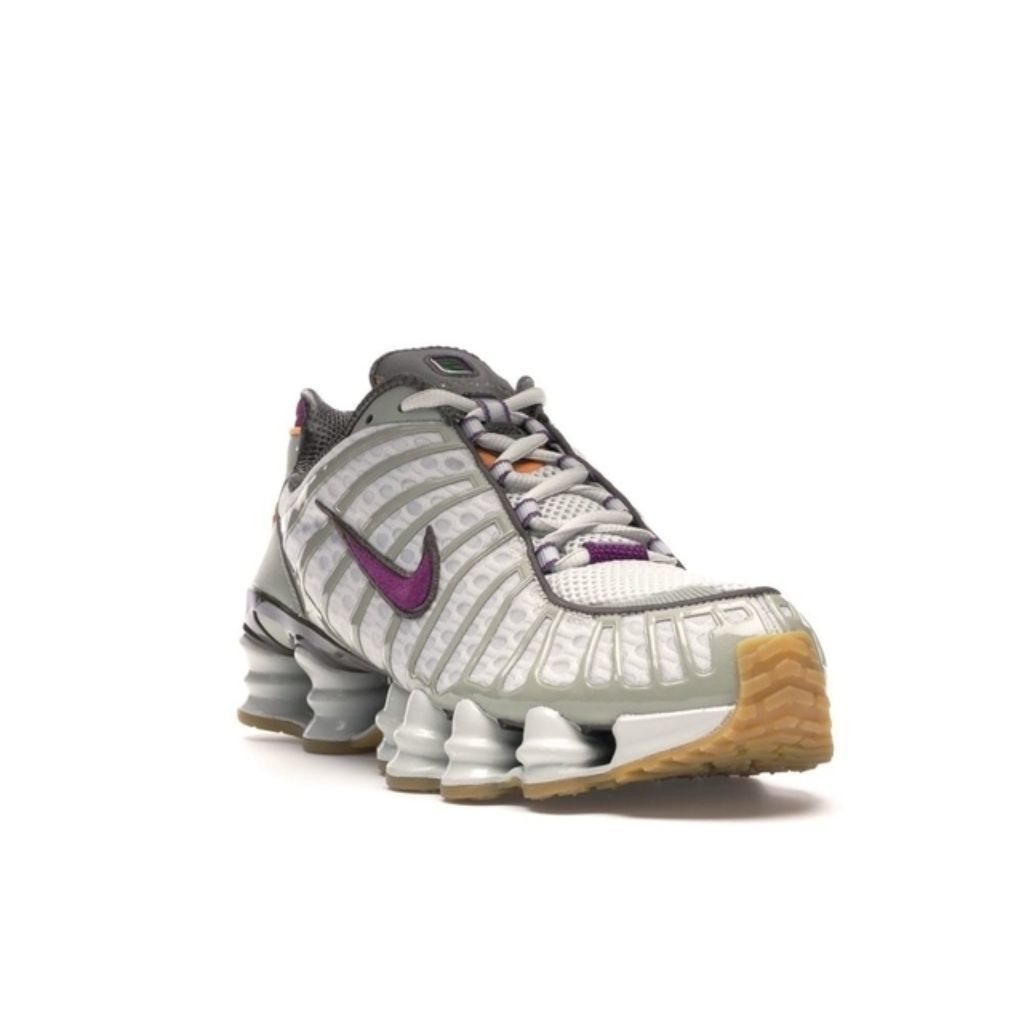 nike shox cinza com roxo