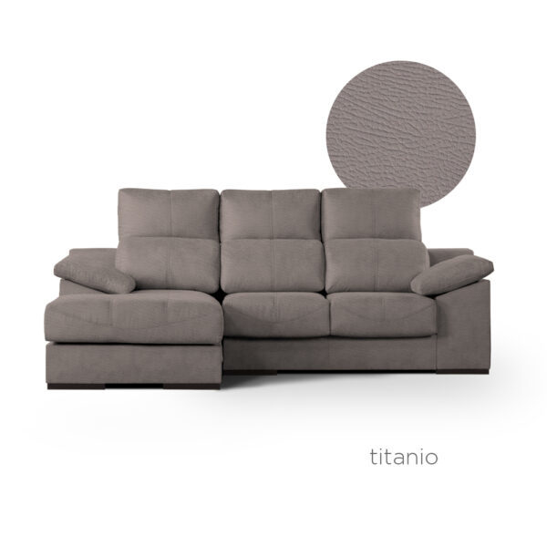 Sofá París chaise longue La Valenziana Muebles