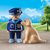 70408 - Policía con Perro sentado Línea 1.2.3 - TiendaPlaymobil
