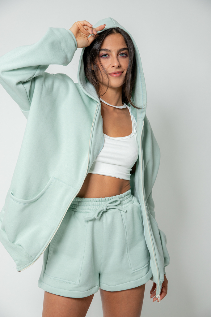 missguided oversize moletom com capuz