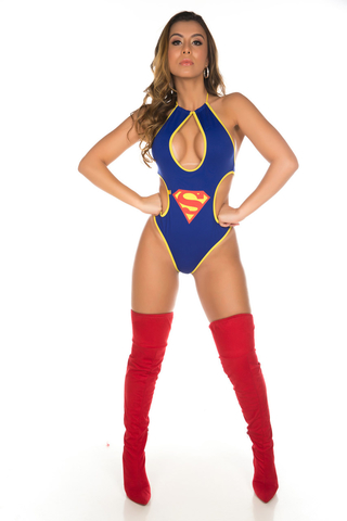Mini Fantasia Sensual Body Supergirl 7205