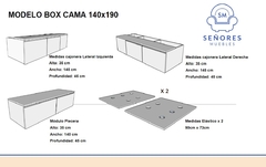BOX CAMA 140 en internet