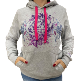 muddy girl purple camo moletom com capuzs