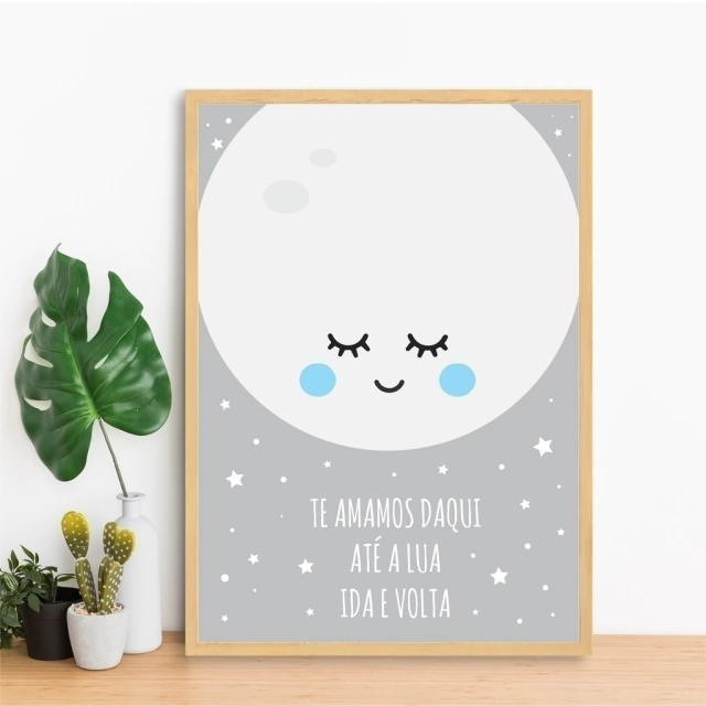 QUADRO ATÉ A LUA IDA E VOLTA - Mimos di Luxo