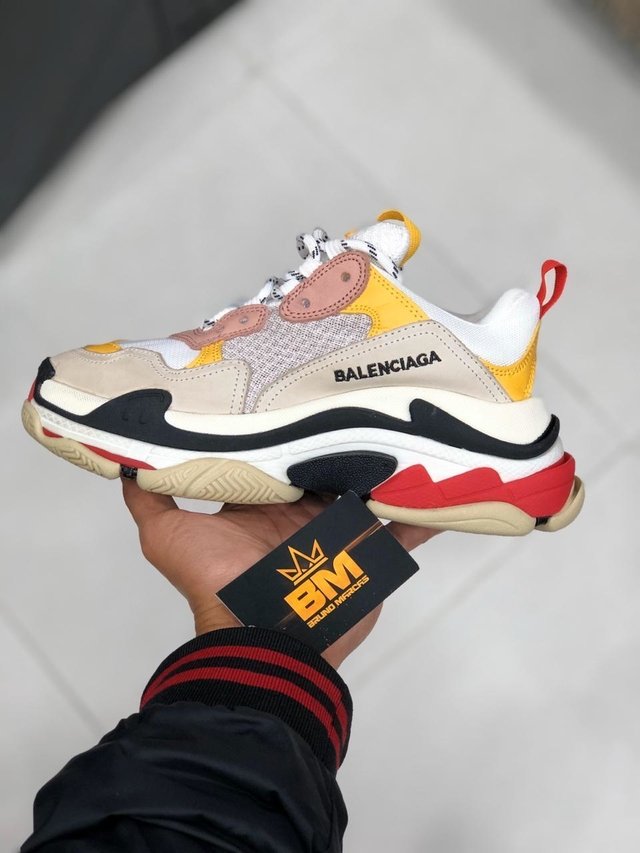 balenciaga triple s brun