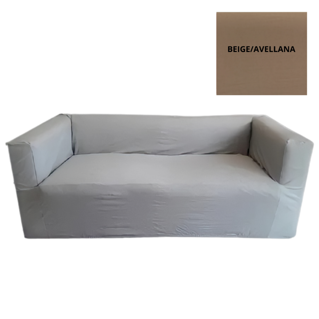 Funda Sillón Mónaco Elastizada Cubo 3 Cuerpos (1,90 Mtr)