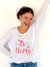 Remera Manga Larga Spun Be happy flores