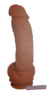 Dildo tipo Realístico Macizo con Ventosa Compatible con Arnés - comprar online