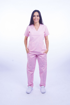Conjunto Pijama Cirúrgico Feminino Rosa - comprar online