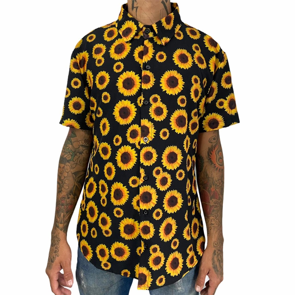 Camisa de Botão Girassol - Comprar em Deluvi Store