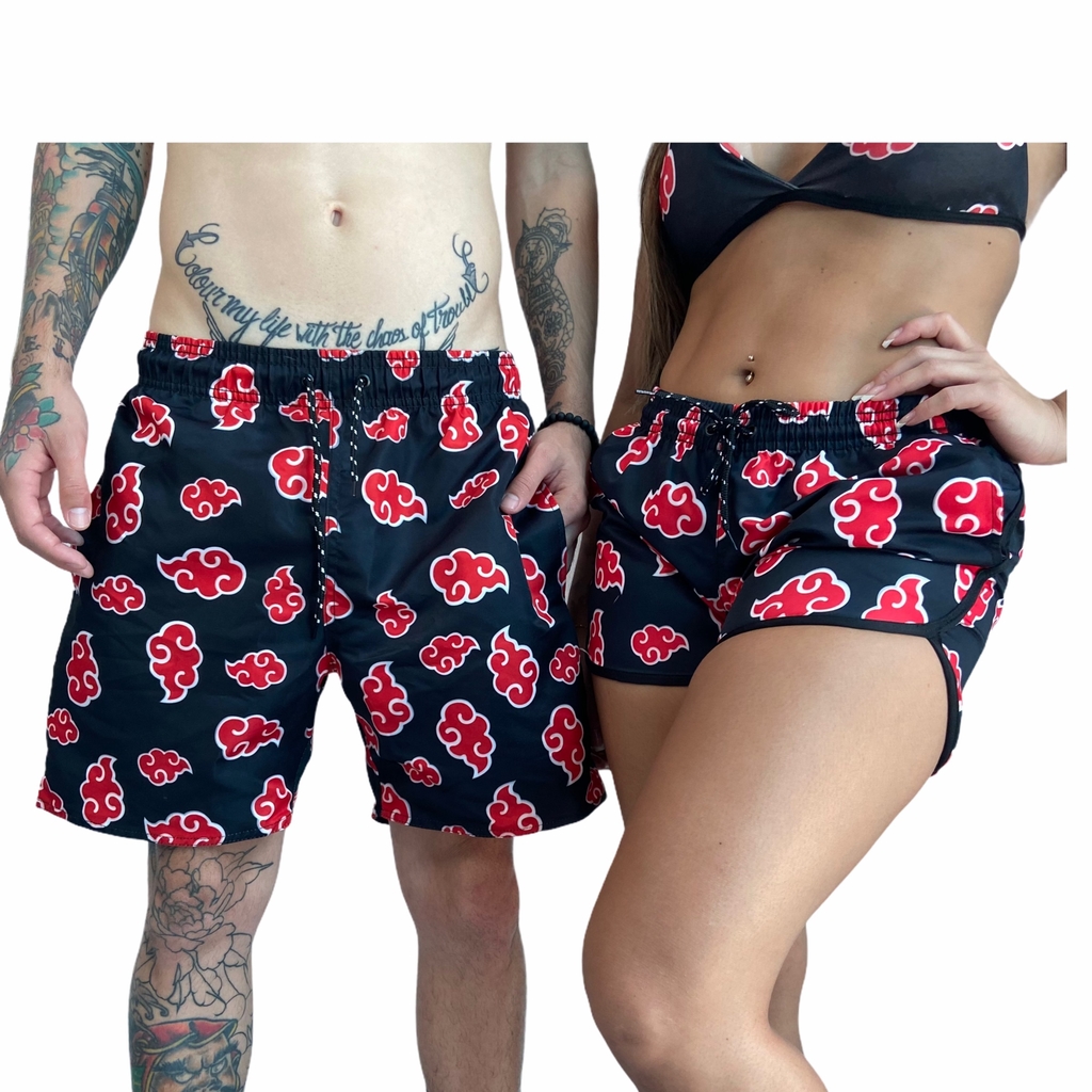 short masculino e feminino akatsuki