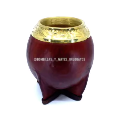Torpedo de bronce cincelado - Bombillas y Mates Uruguayos LA USINA