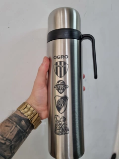 Imagen de Termo acero inox grabado FUTBOL