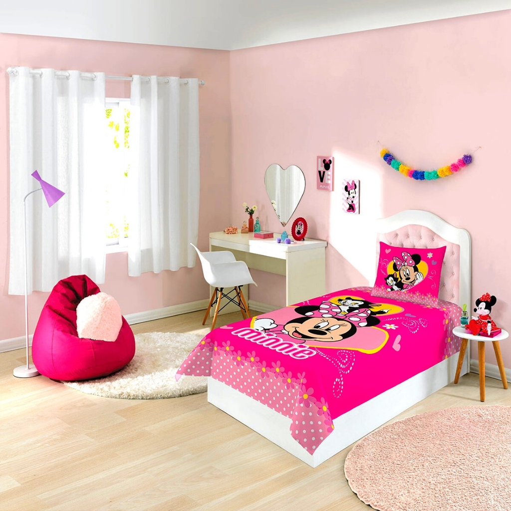 Jogo de Cama Infantil Barbie Reinos Mágicos Lepper