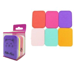 Esponjas para Maquiagem Hello Mini PS10 - Kit 6 esponjas