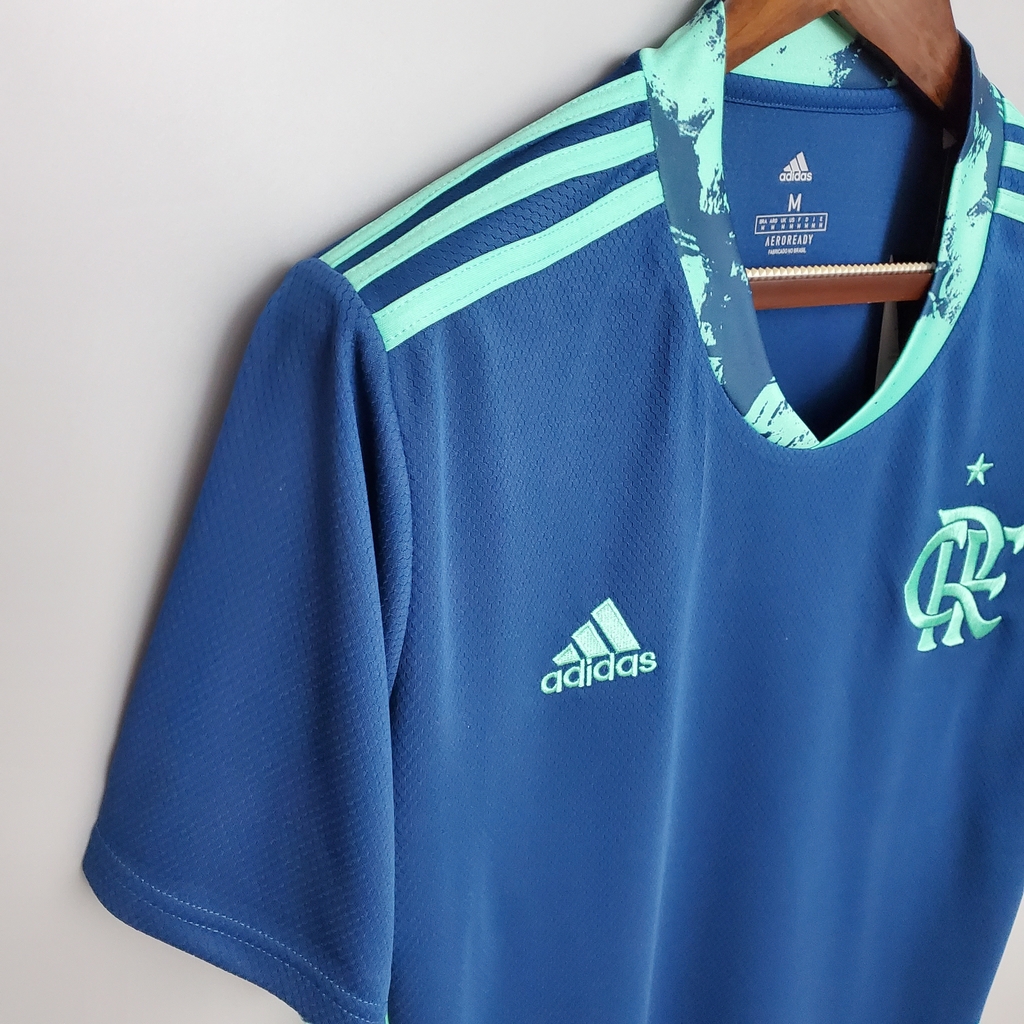 camisa do flamengo azul goleiro