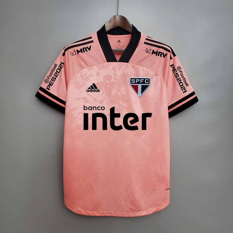 nova camiseta do são paulo rosa