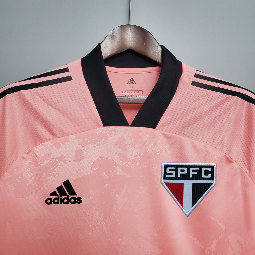 camisa sao paulo rosa infantil