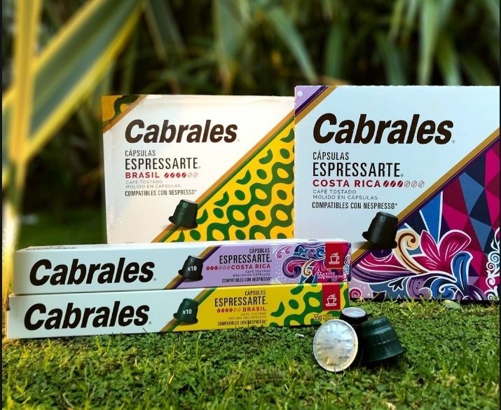Brasil-caja X 10 Cáps. Cabrales Espressarte P/Nespresso.