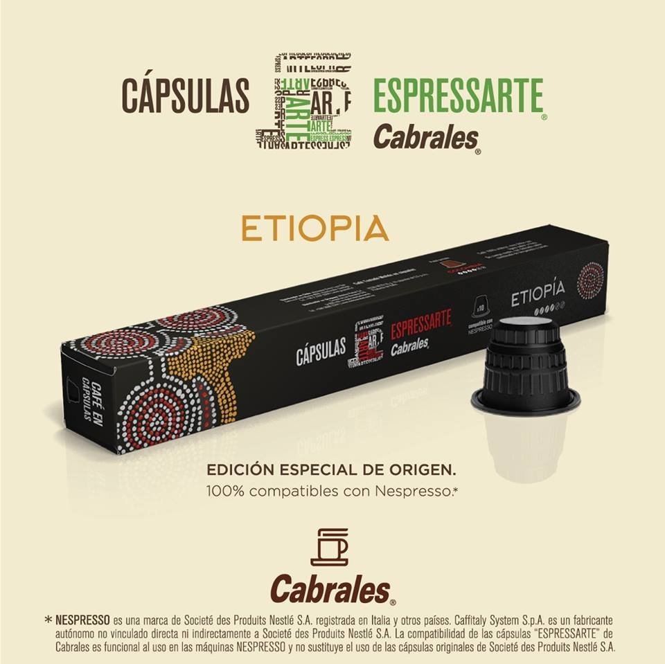Etiopía - Caja x 10 Cápsulas - Giro Cafe Mas