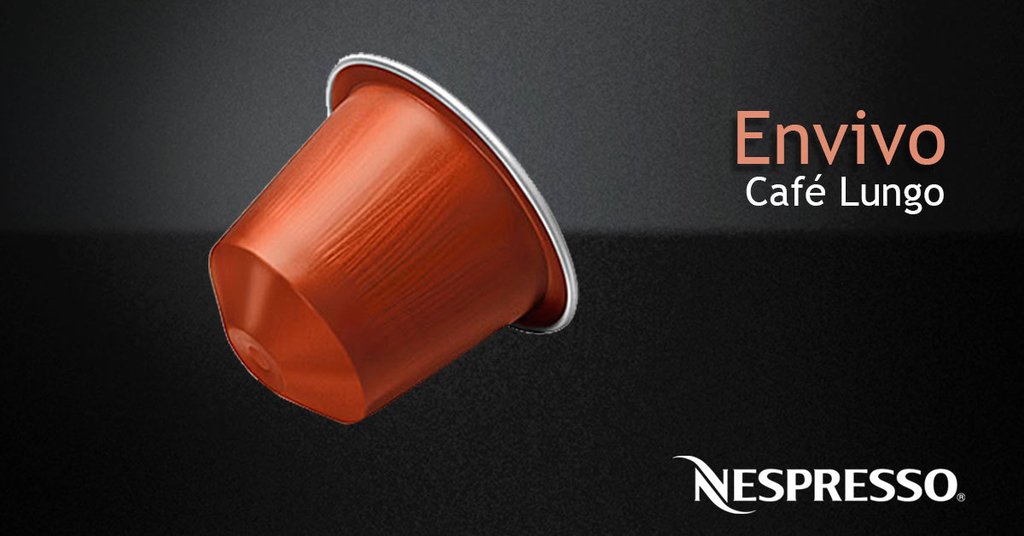 Envivo Lungo - 10 Cápsulas NESPRESSO - Cafés LUNGO