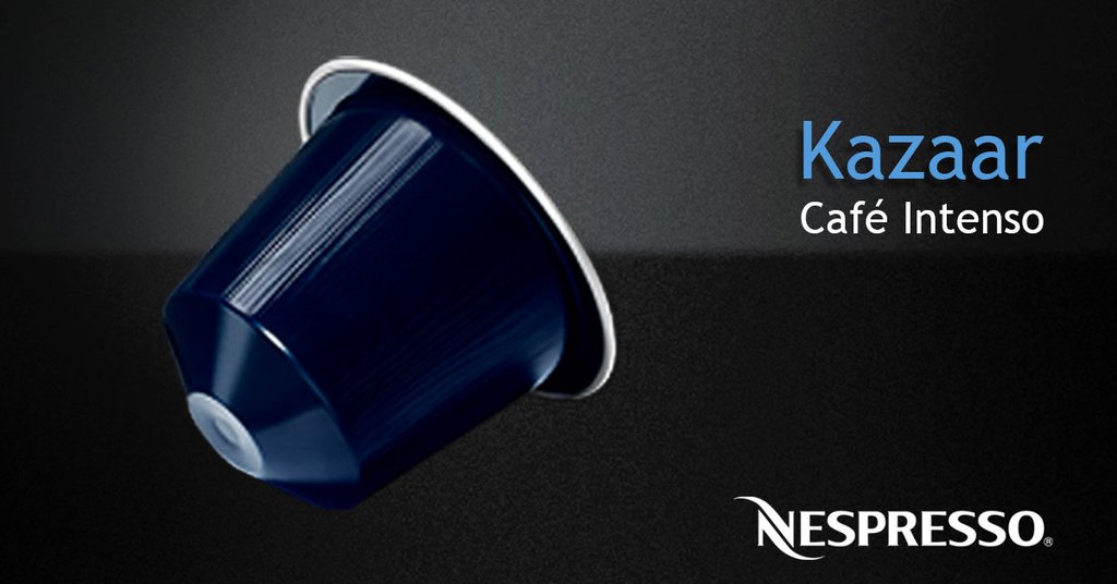 Kazaar - 10 Cápsulas NESPRESSO - Café Intenso