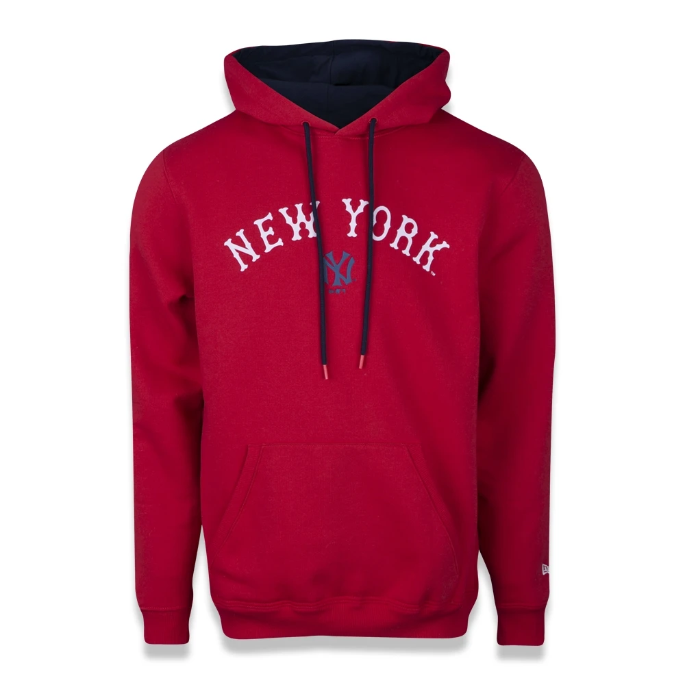 ny yankees full zip moletom com capuz