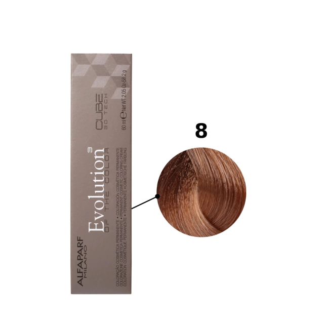 Coloração Alfaparf Evolution Of The Color 60ml - Cor 8 Louro Claro
