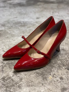 Stiletto Hebilla Bajo Charol