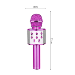 Imagen de Micrófono Parlante Inalámbrico Bluetooth Karaoke