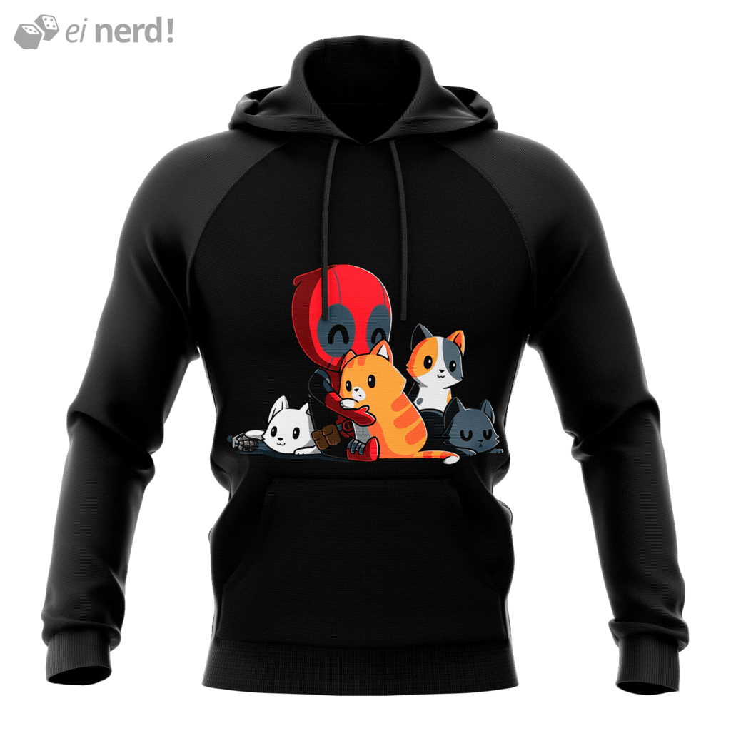 pikachu deadpool moletom com capuz